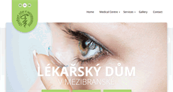 Desktop Screenshot of medicalcentre.cz